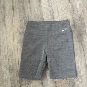 Nike Women's Heather Gray Bike Shorts